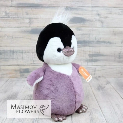 Пушистик Пингвиненок сиреневый 35 см