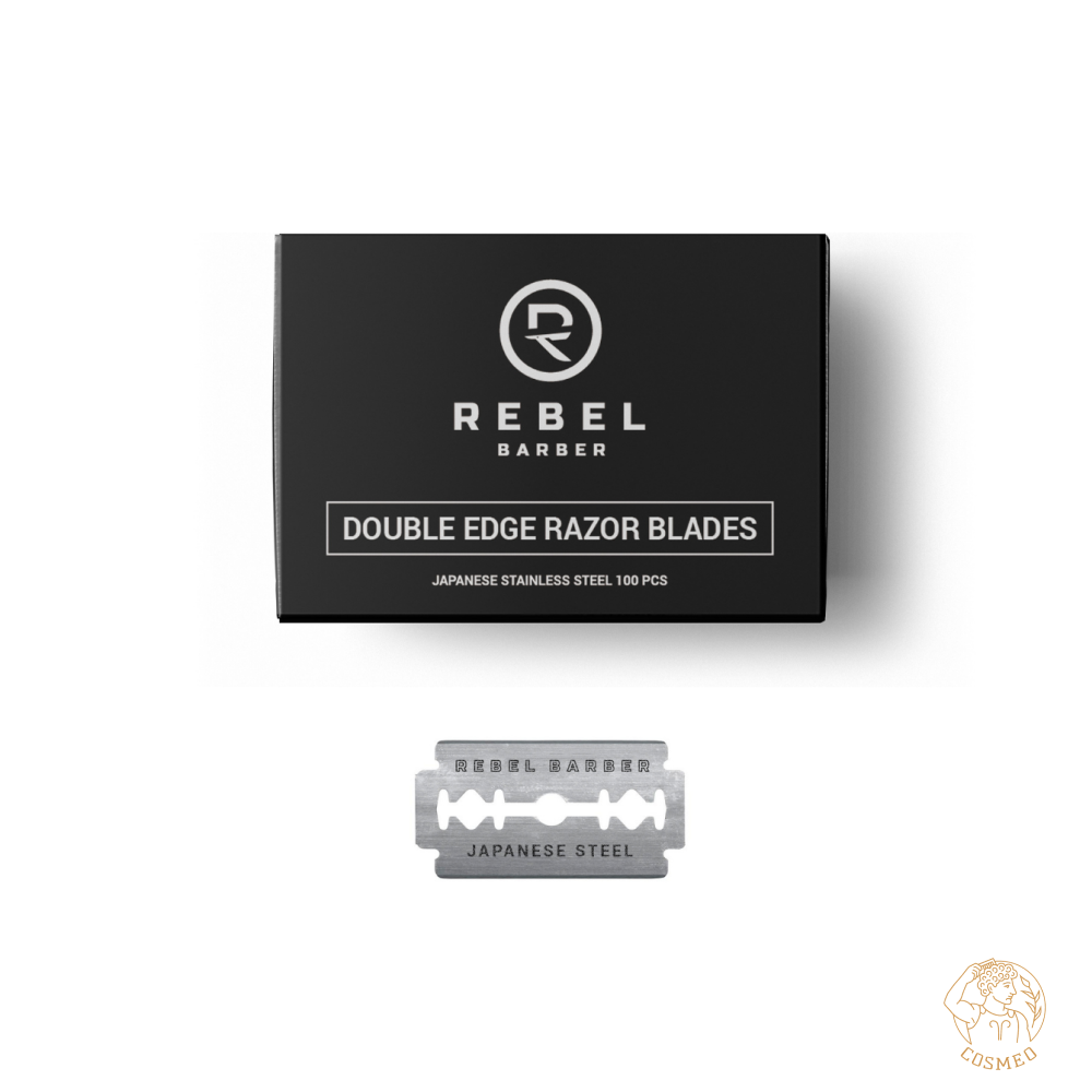 Классические сменные лезвия REBEL BARBER Double Edge Blade 100 шт.