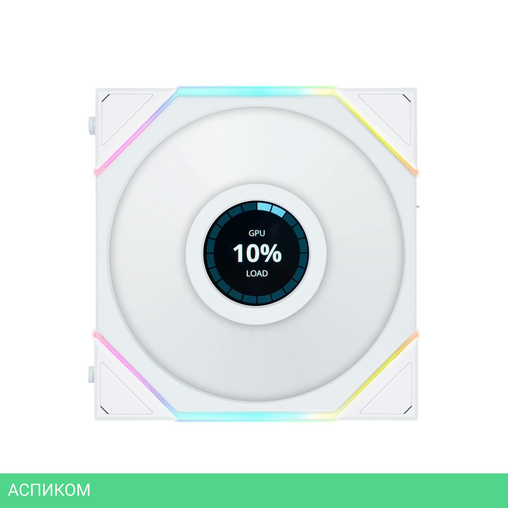 Комплект вентиляторов для корпуса Lian Li Uni Fan TL LCD 120 White 3шт (G99.12TLLCD3W.00)