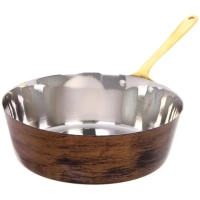 Ковш из нержавеющей стали для соуса 1,2л 20см цвет Антик