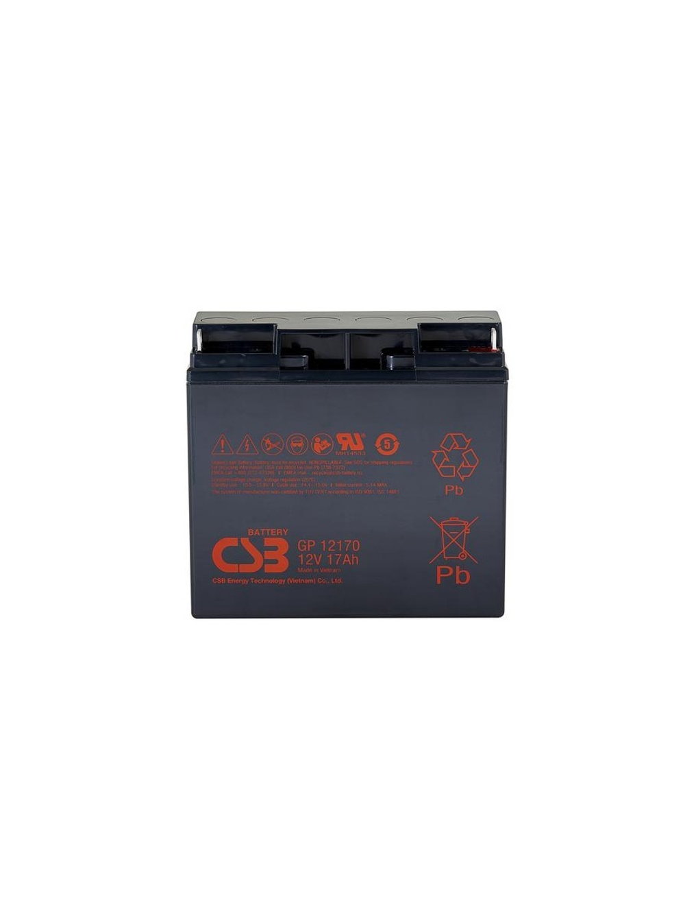 Аккумулятор 12В 17А.ч CSB GP12170 B3 CSB