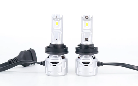 Светодиодные лампы H8/H9/H11/H16 Sariti S3 с вентилятором, 12V, 32W, 5500K (комплект, 2шт)