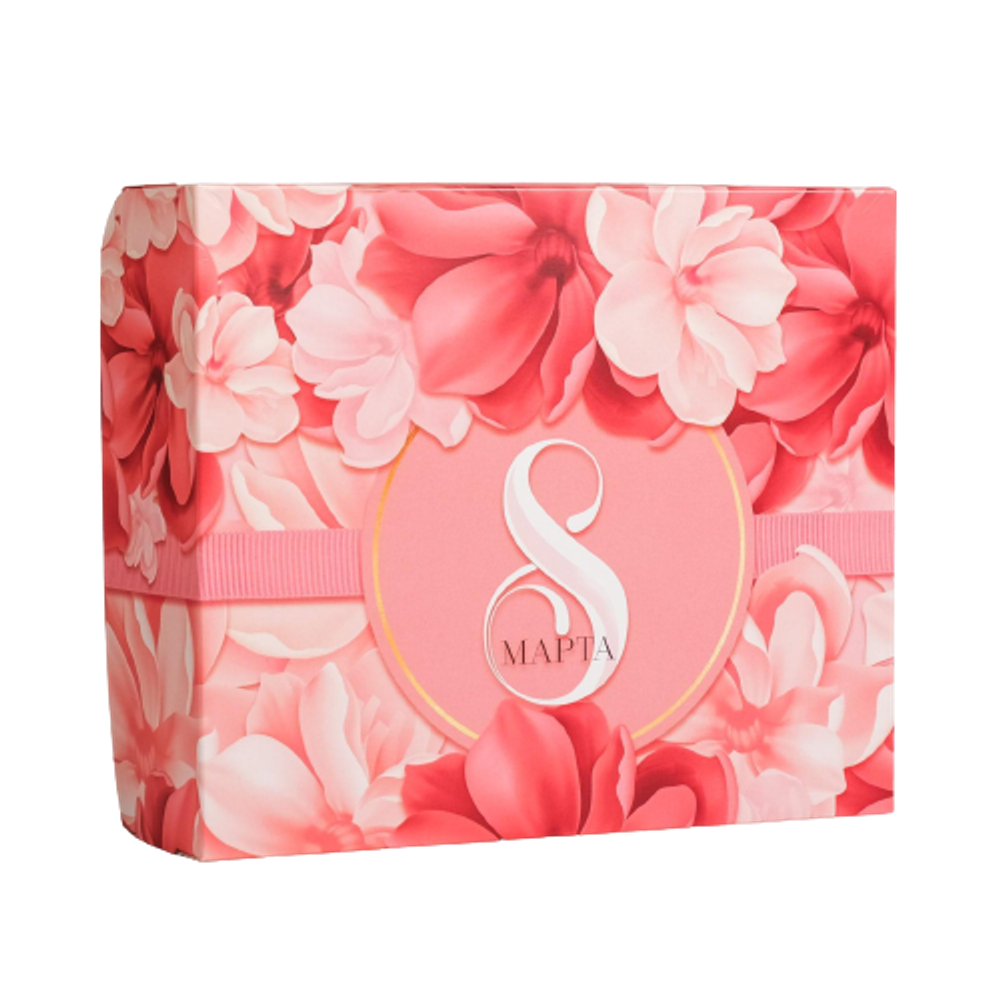 Коробочка для кондитерских изделий «8 марта», 17 х 20 х 6 см