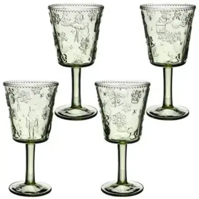 Набор бокалов «ЩЕЛКУНЧИК» green 4шт/280мл