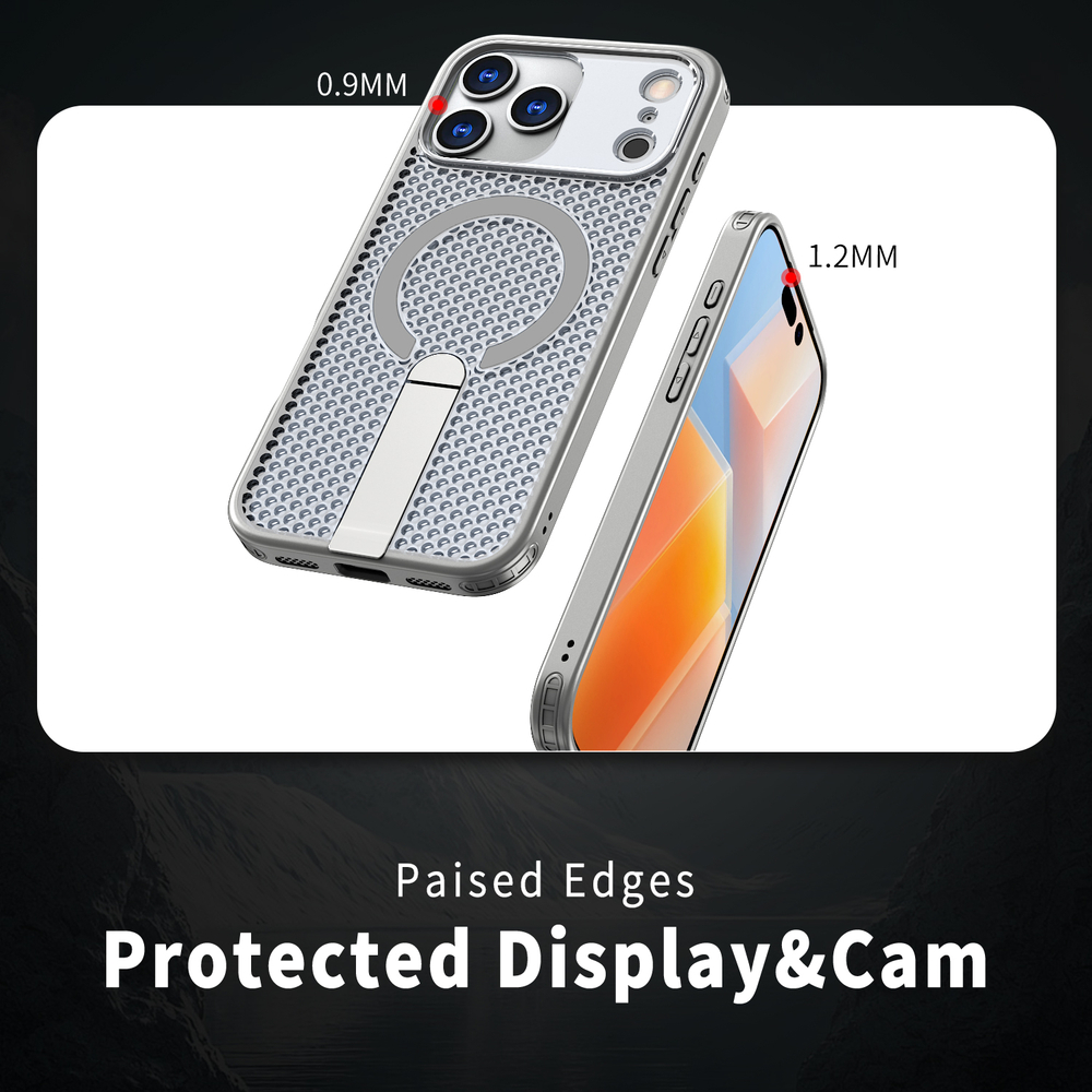 Прозрачный чехол Mesh Pro Magnetic Case для iPhone 17 Pro Max