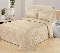 Покрывало 240х260 Sofi De MarkO Жаннин бежевое