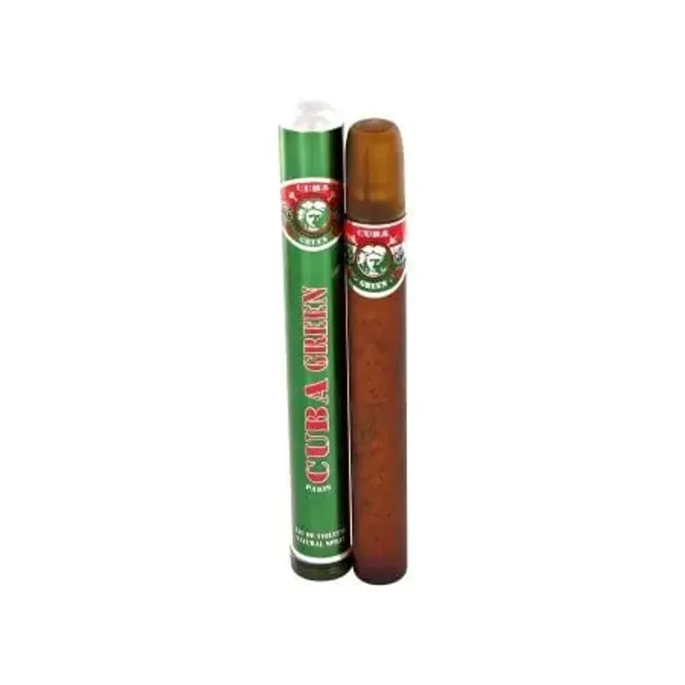 Мужская туалетная вода Cuba Green EDT 100 мл с нотами зелёной ноты, дерева и ветивера.