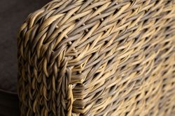 "Кальяри" диван трехместный плетеный из искусственного ротанга (гиацинт), цвет соломенный