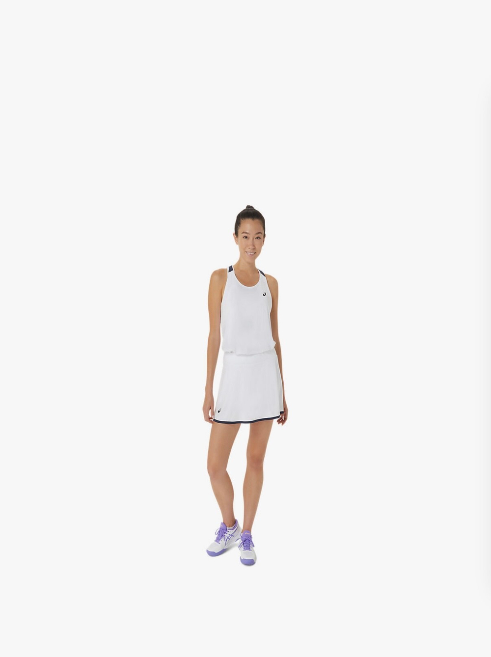 ASICS, COURT SKORT, BRILLIANT WHITE, WOMEN, XS