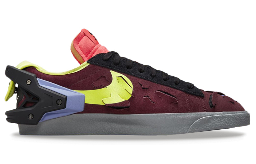 Кроссовки Acronym X Nike Blazer Low "Night Maroon"