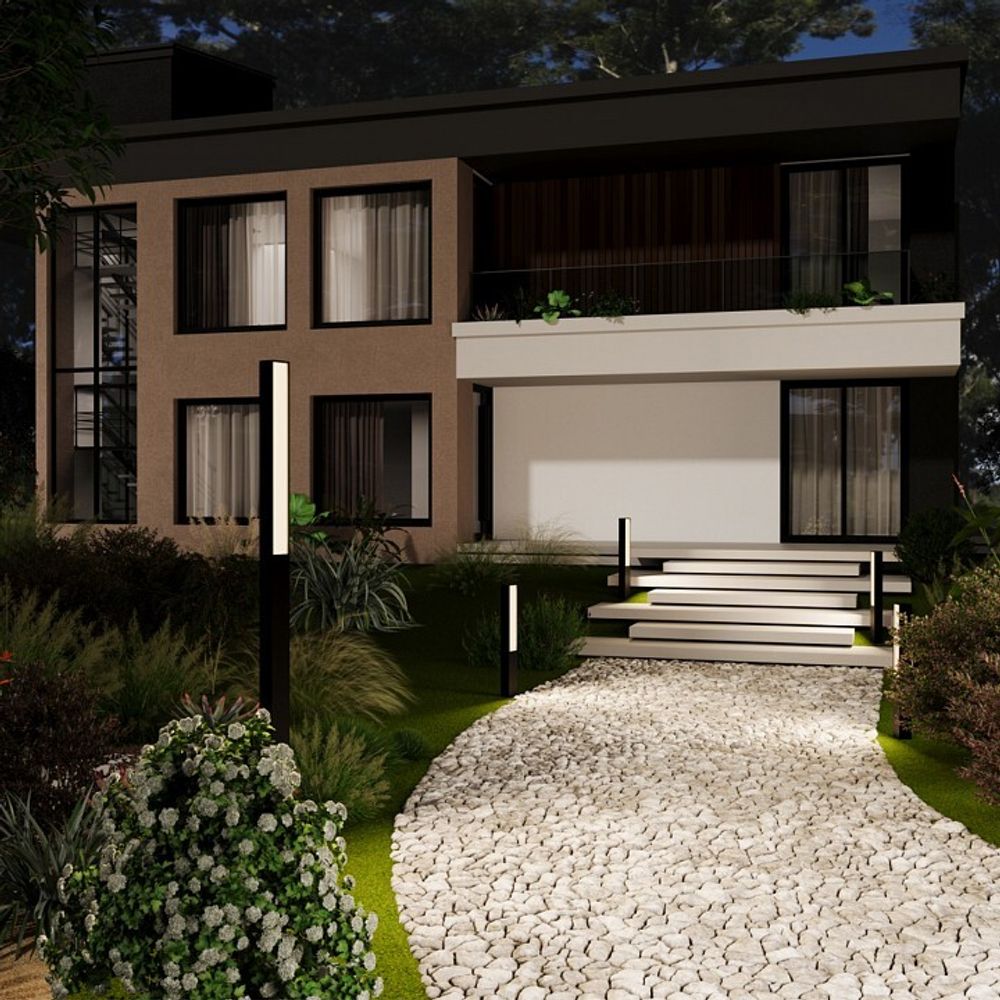 Наземный низкий светильник Maytoni Blitz O470FL-L20GF3K