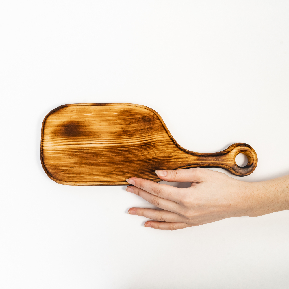 Деревянная разделочная доска из древесины Сибирский Кедр RD53