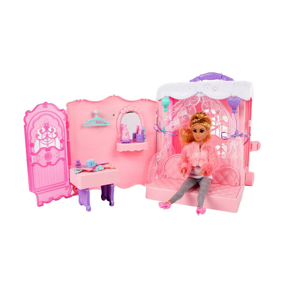 Кукла тип Модель с акессуарами, коробка JJ8710-1B