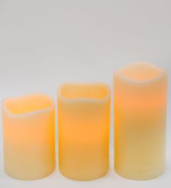 Bright LED-03 Набор светодиодных свечей (3шт.) с дистанционным управлением