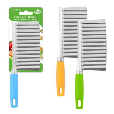 Резак д/овощей "Волна" 3цв DH53-132
