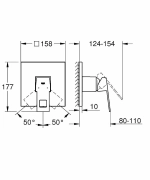Смеситель для душа Grohe Eurocube 24061000