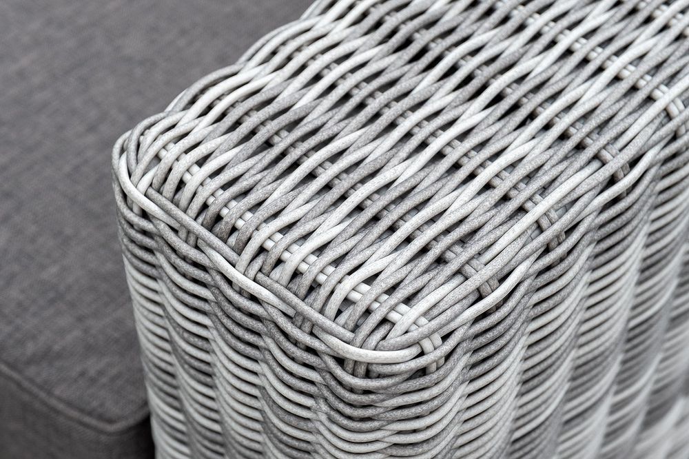 Боно, диван коричневый/соломенный/бежевый/графит, искусственный ротанг