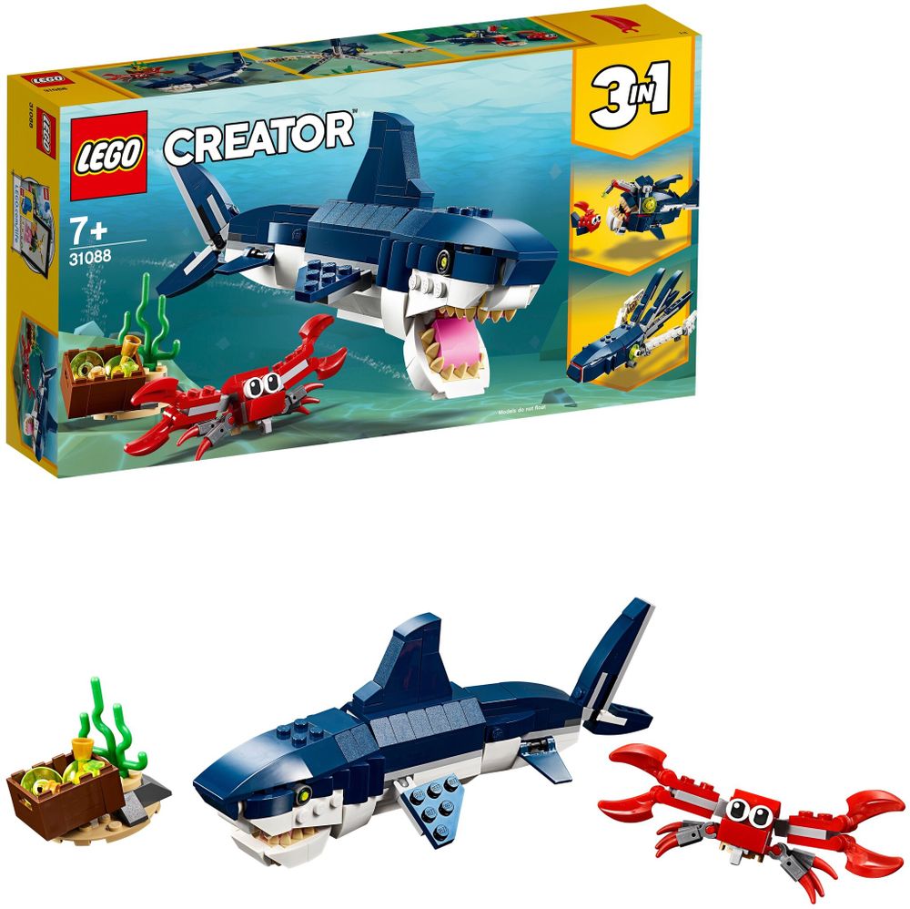 Конструктор LEGO Creator 31088 Обитатели морских глубин