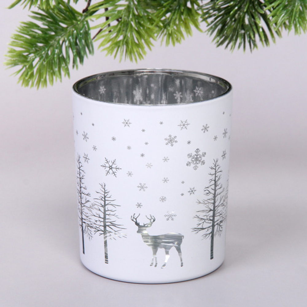 Подсвечник «Лесной олень» 8,5*10 см, Золото