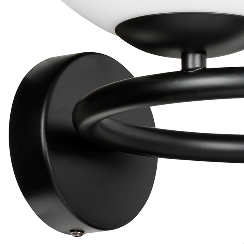 815627 Бра GLOBO 2х40W G9 ЧЕРНЫЙ/БЕЛЫЙ