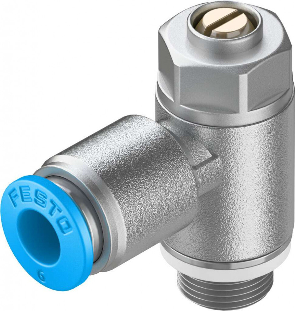 Дроссель с обратным клапаном Festo GRLZ-1/8-QS-6-D
