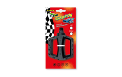 Педали детские TRIX Champion пластиковые 100x80мм резьба 916 с шипами черные