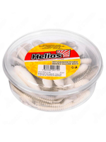 Виброхвост несъедобный Helios Catcher 2,75"/7 см Blue Sparkles & White 30шт. (HS-1-026-N-30)