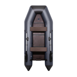 Лодка ПВХ АКВА 3200 Слань-книжка киль (без стрингеров) графит/черный