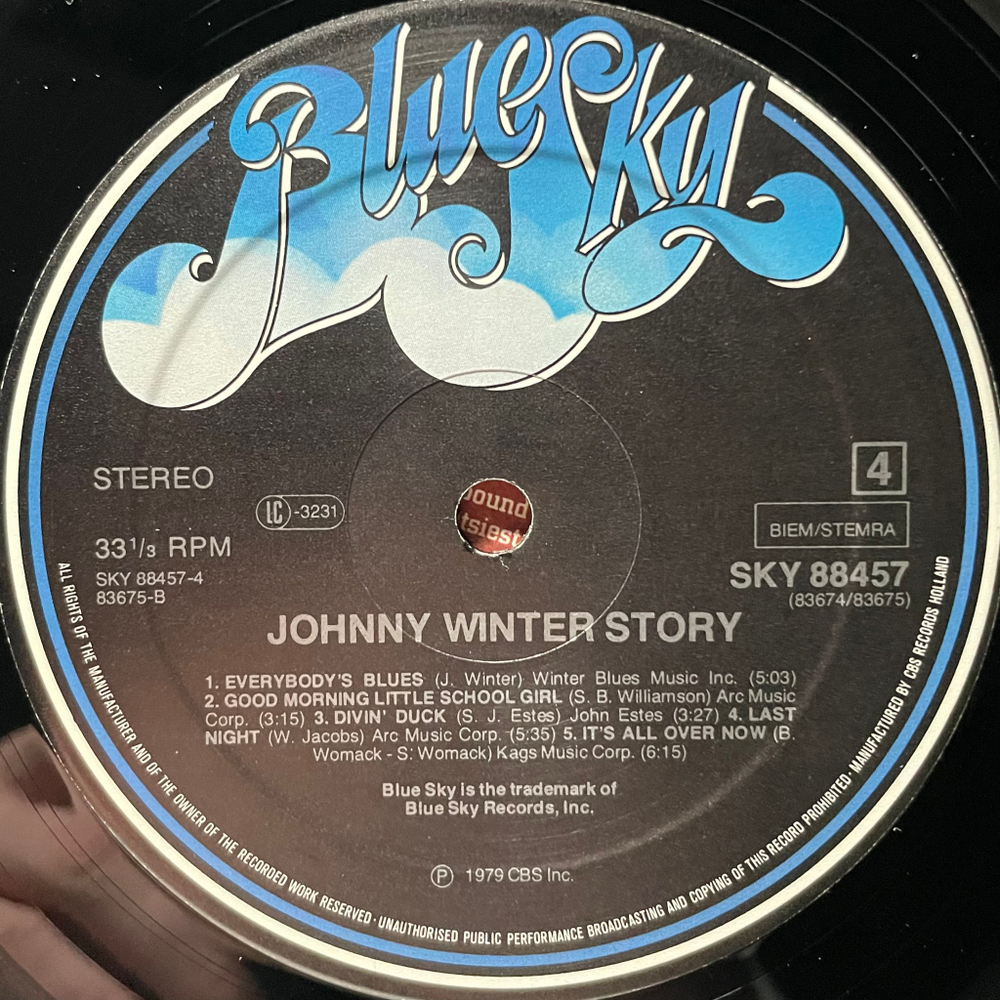 Johnny Winter ‎– Johnny Winter Story 2LP (Голландия 1980г.)