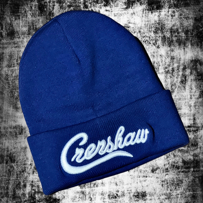 Шапка Crenshaw royal blue с подворотом