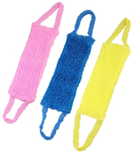 Мочалка_МЕДВЕДЬ однотонная/полосатая 3*80