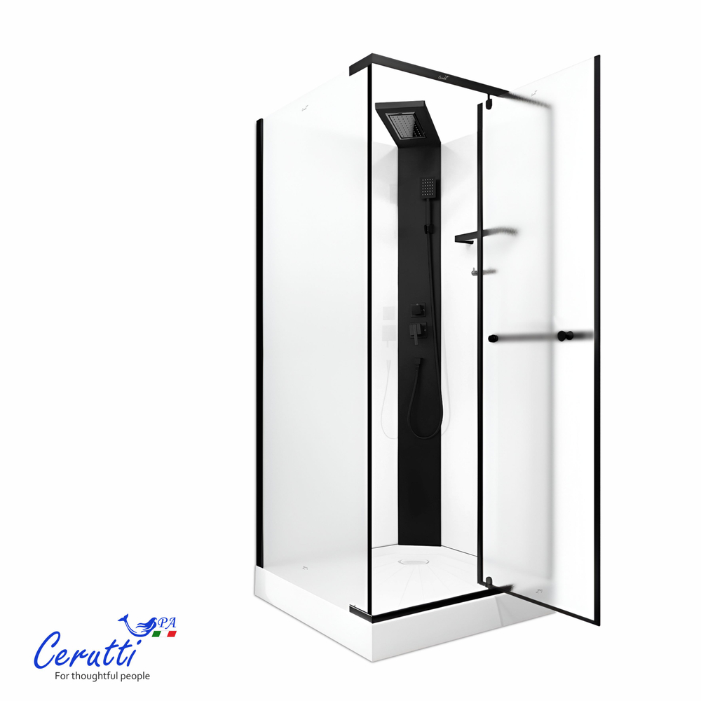 Душевая кабина Ceruttispa (ЧеруттиСпа) MiMi90BF, с низким поддоном, 90x90x225