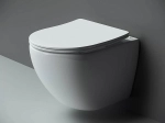 Унитаз подвесной Ceramica Nova Metropol CN4002_1002W_1000 безободковый, с крышкой микролифт, с инсталляцией и белой кнопкой
