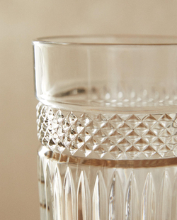 Zara Home стакан из стекла, цвет прозрачный, 15.7 см