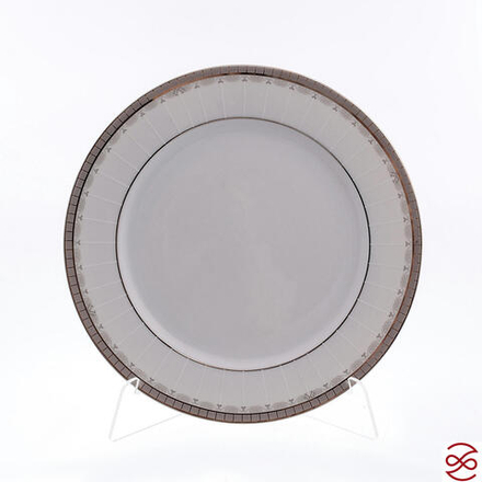 Набор тарелок Thun Опал Платиновая лента 21см (6 шт)