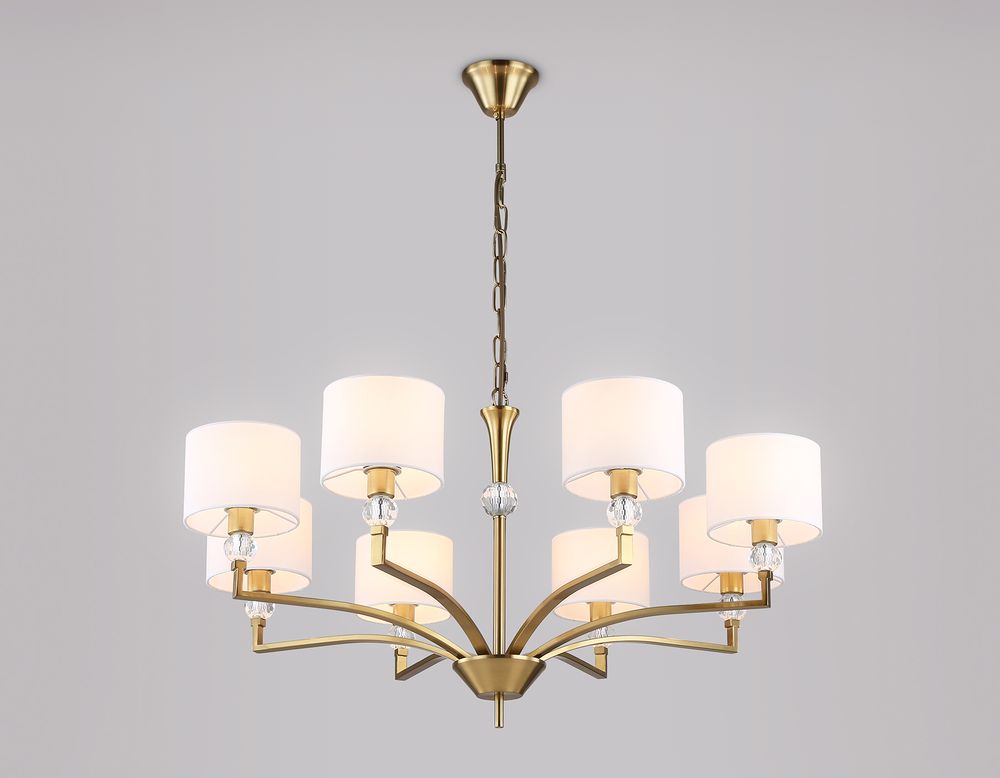 Ambrella Подвесная люстра с абажурами и хрусталем Classic LH71133