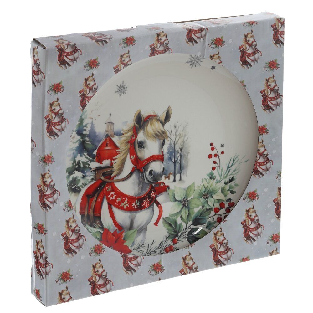 GAEM Тарелка "Лошадь", L25,5 W25,5 H2,5 см