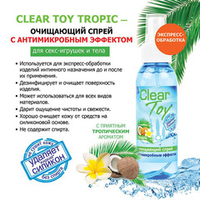 Очищающий спрей для игрушек с ароматом тропических фруктов Биоритм Clear Toy Tropic 100мл