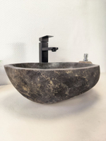 Раковина из речного камня RS-66001 46х30х15 из натурального камня