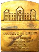 France, Louis Josserand Plaque – 1935 Bronze