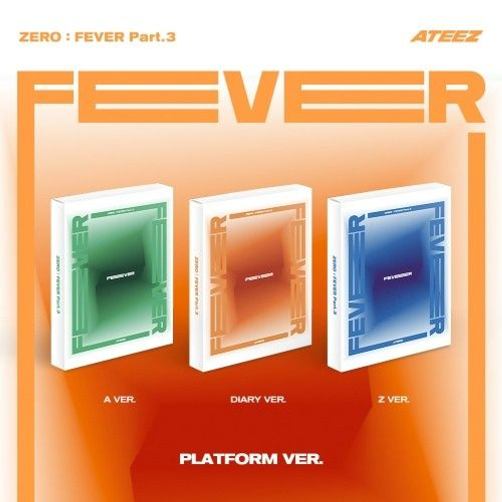 Альбом ATEEZ - ZERO : FEVER PART.3 PLATFORM 3SET Version