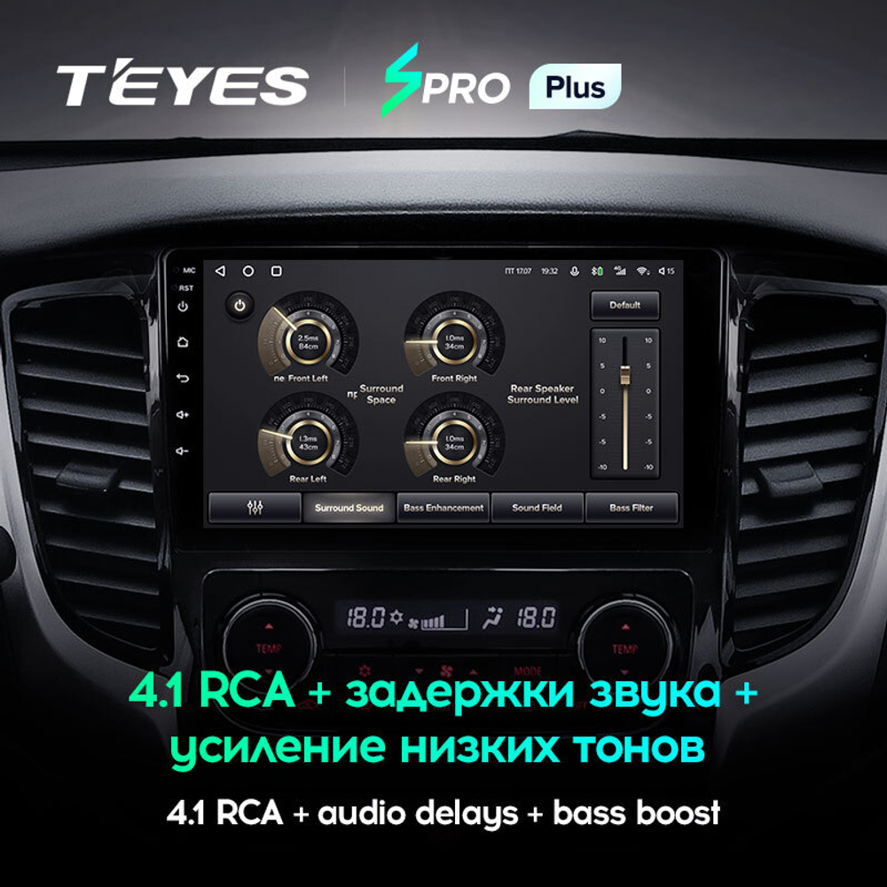 Teyes SPRO Plus 9" для Mitsubishi L200 2015-2019