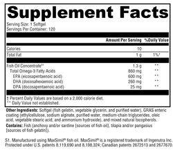 Omega MonoPure® 1300 EC 120 Softgels