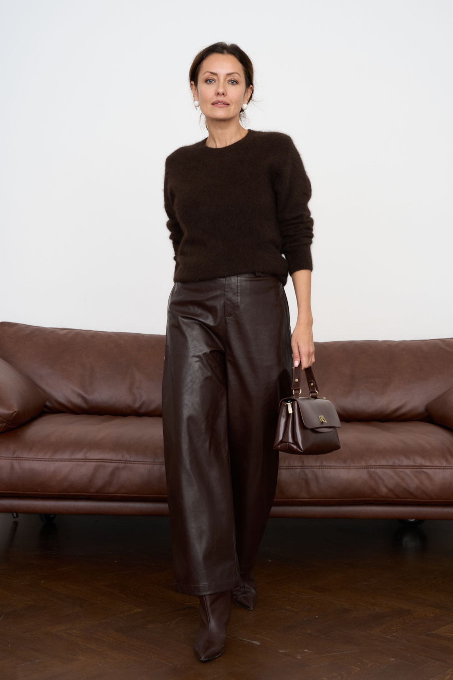 Брюки эко - кожа Лекса