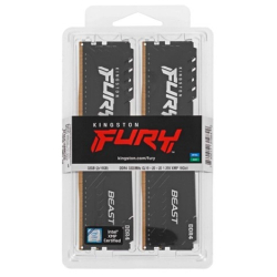 Оперативная память Kingston DDR4 DIMM 32GB Kit 2x16Gb KF432C16BBK2 / 32 PC4-25600, 3200MHz, CL16