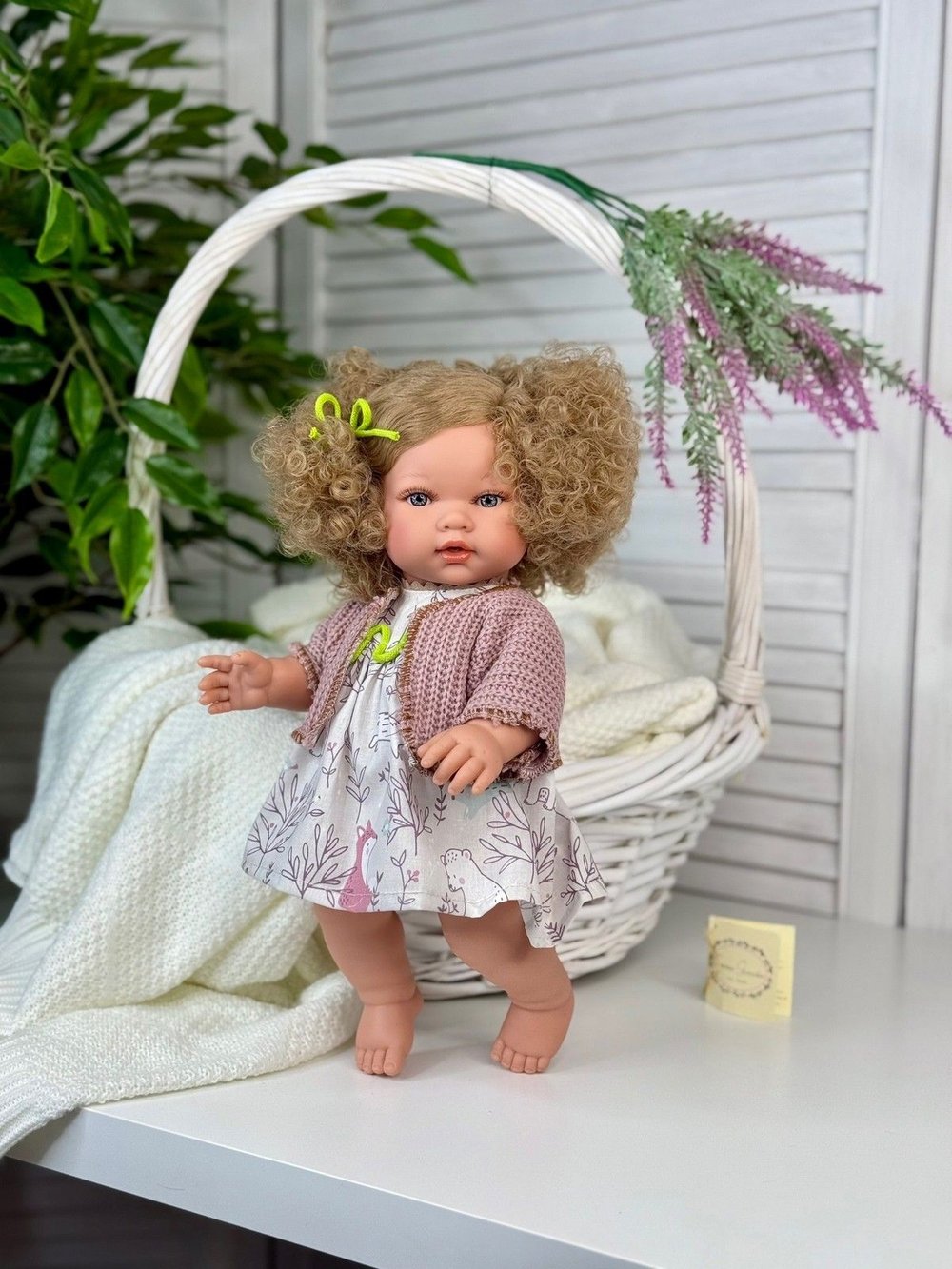 Кукла D Nenes виниловая 34см Lean (054053)