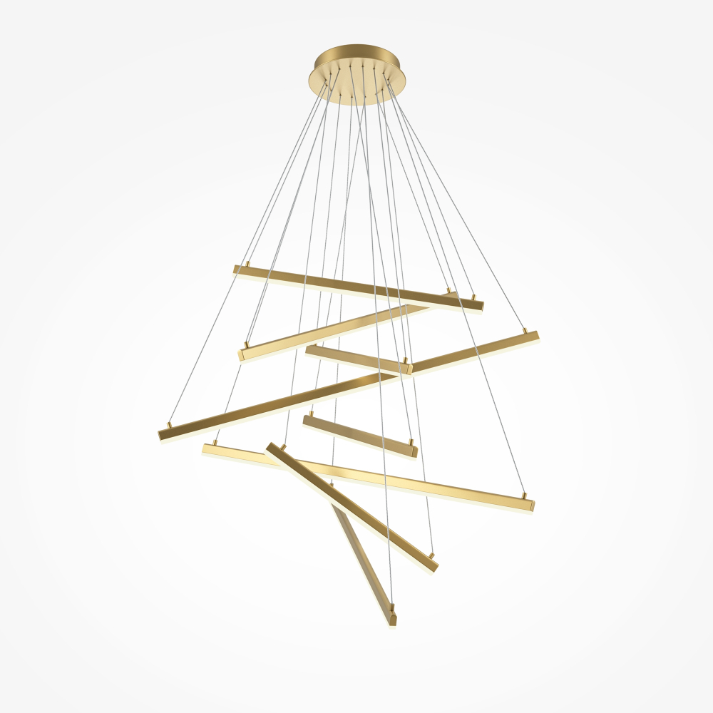 Подвесная светодиодная люстра Maytoni Line MOD016PL-L96GK