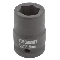 Головка ударная 3/4'', 21мм (6гр) FORCEKRAFT FK-46521