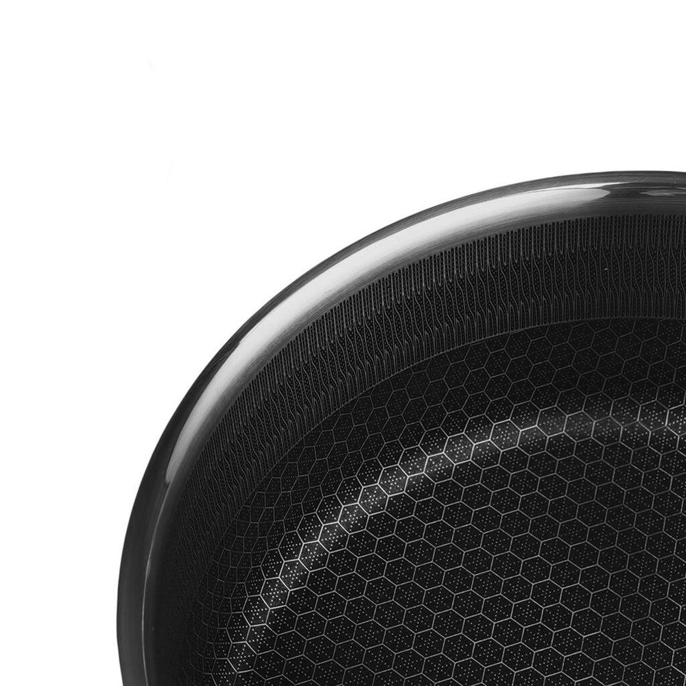 Кастрюля 2,6 л 20/18*15 см с крышкой New Kitchen Honeycombs нерж. с антиприг. покр. ИНДУКЦИЯ P.L.