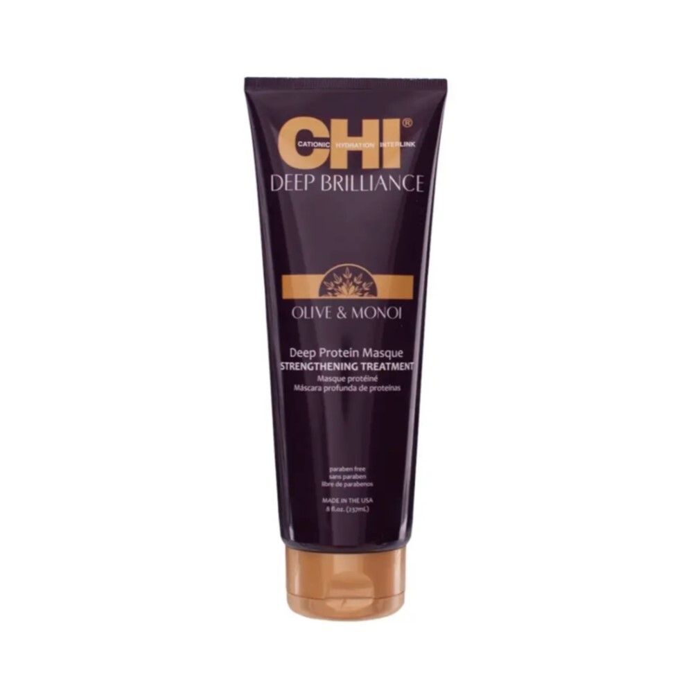 CHI Deep Brilliance Протеиновая, укрепляющая маска для волос, 237 мл
